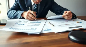 حقوق غیرمالی سهامداران در شرکت تجاری
یک مرد در حال کار کردن با حساب کتاب های یک شرکت