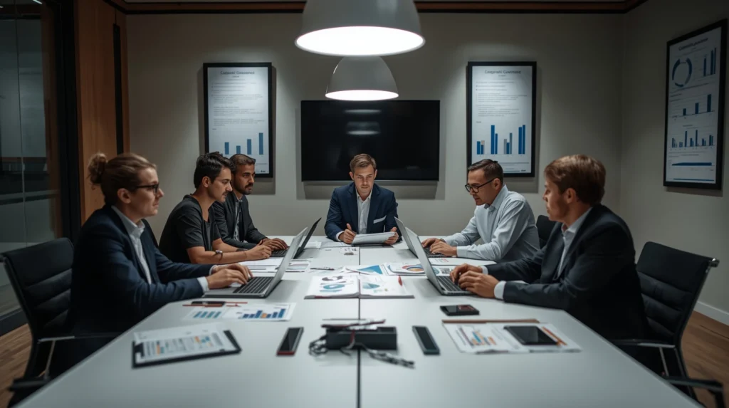 جلسه ایی در شرکت