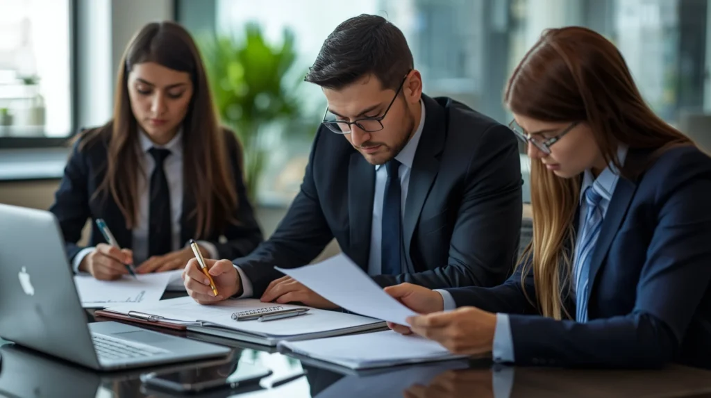 مدیر و منشی درحال صحبت