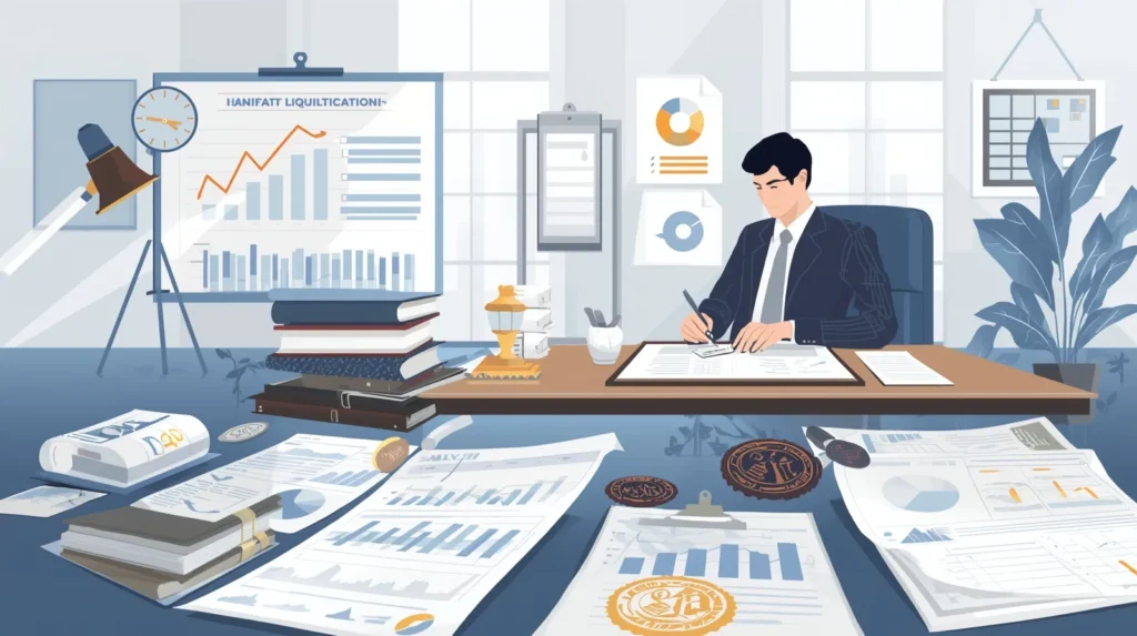 مدیر تصفیه در اتاقش