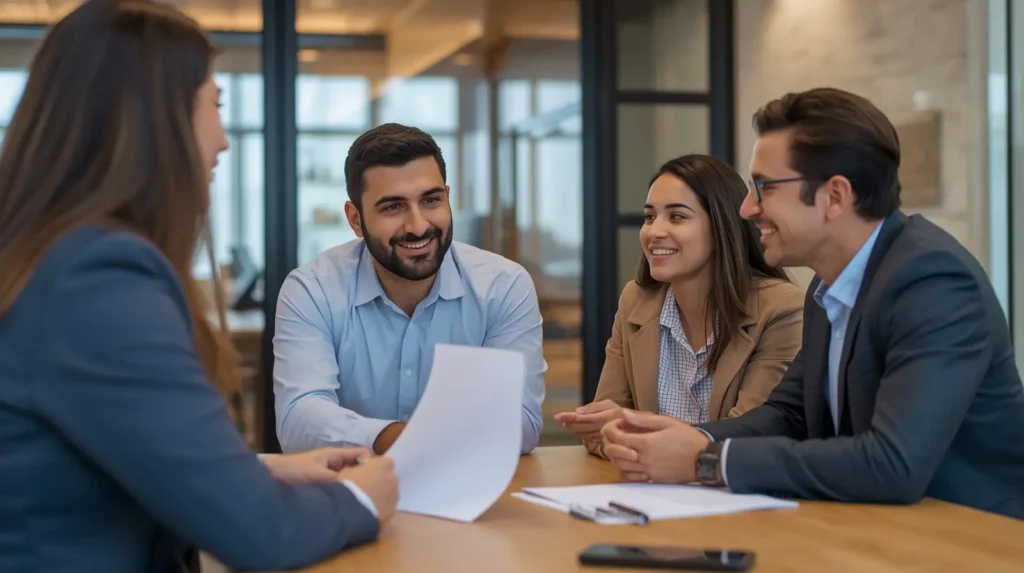 چند نفر در حال صحبت